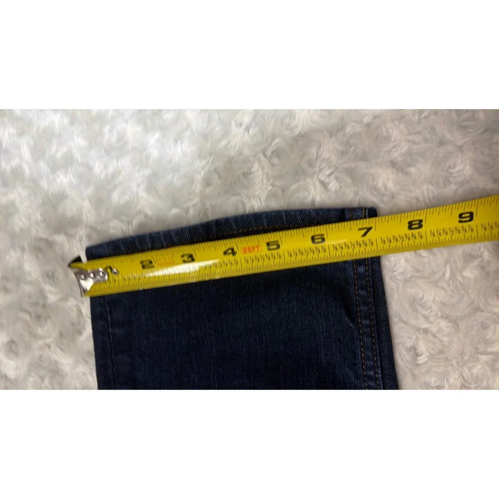 Banana Republic Mens Straight‎ Fit Dark Wash Indigo Stretch Jeans 30x32